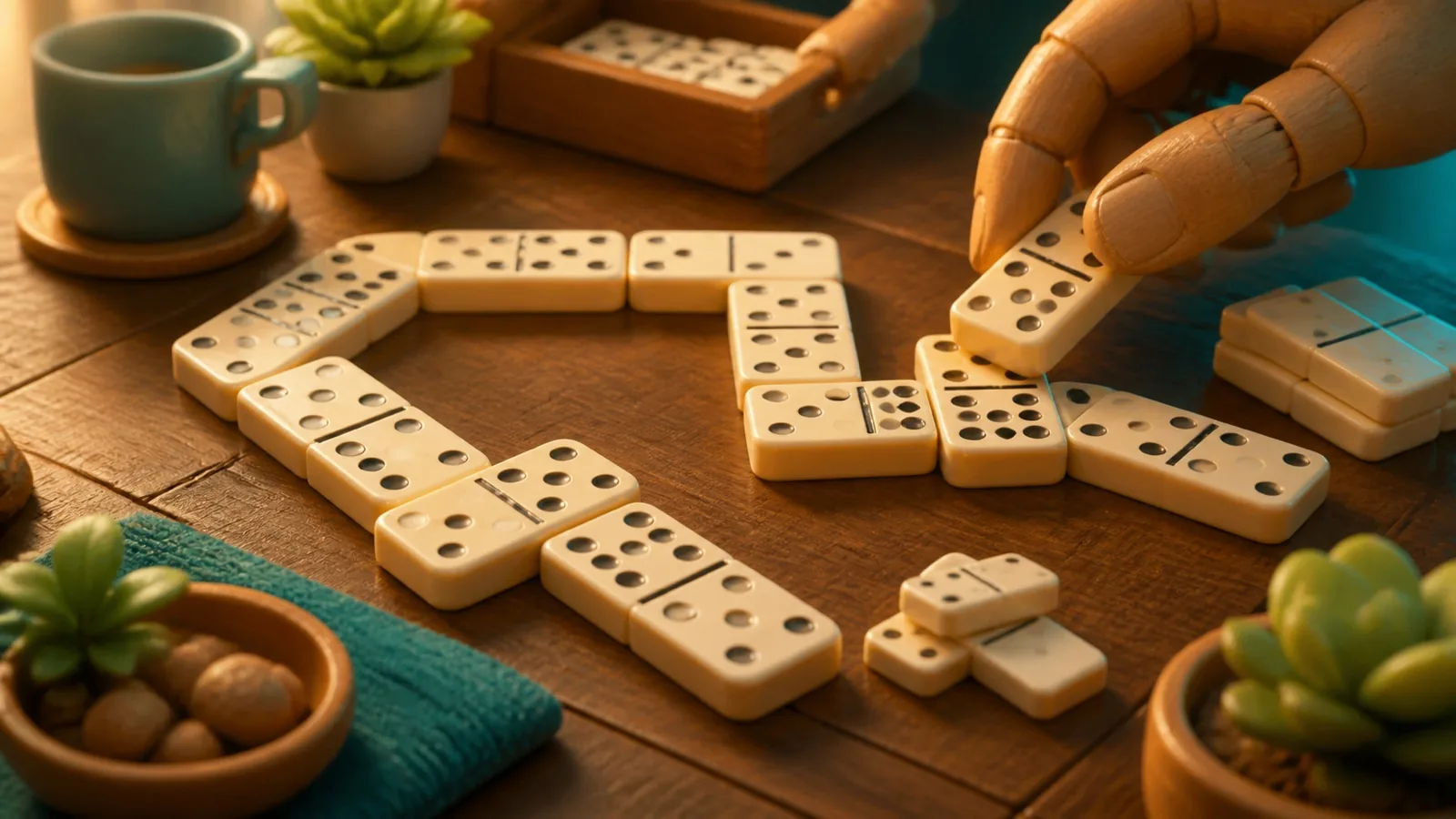 Dominoes game artwork