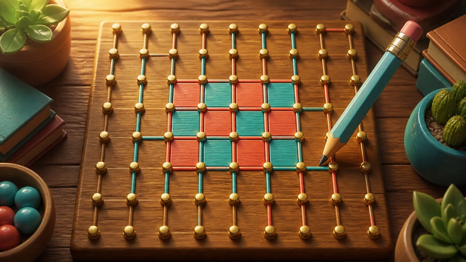 Dots and Boxes game artwork