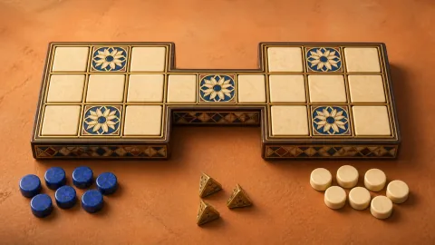 The Royal Game of Ur game artwork