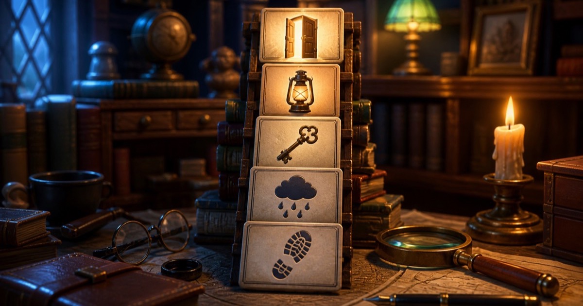 Clue Ladder word-game artwork for the Idea2Play Weekly Challenge