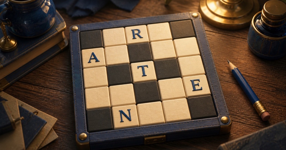 Mini Crossword artwork for the Idea2Play Weekly Challenge